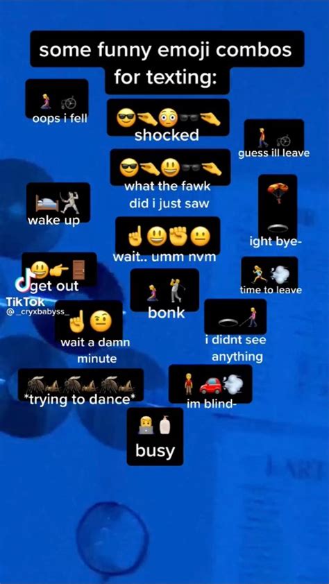 funny emoji combinations